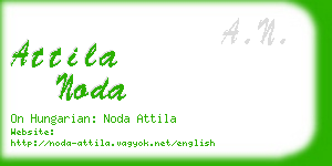 attila noda business card